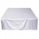 Husă Protecție SPA Piscină Jacuzzi Impermeabilă Pentru Grădină 244x244x90cm Argintiu