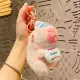  1 bucăți Cartoon Capybara pandantiv jucărie de plus păpușă geantă ornament pentru agățat cute Kapi