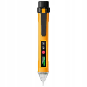    Tester de tensiune fără contact V Voltage Detector Pen Circuit Tester Galben