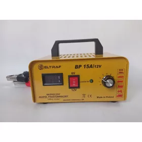  REDRESOR 15A 6V/12V IN CARCASA METALICA NOU