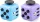  SET DE 2 JUCĂRII CUBE CUBE ANTISTRESS FIDGET