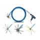  Set de perii pentru curățarea coșului de fum TURBO STRONG UNIVERSAL TURBOSPINER 10m