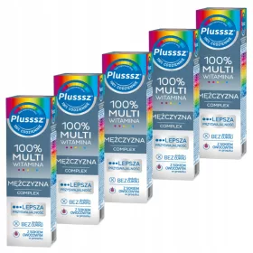   Complex Multivitamine Plusssz 100% pentru Bărbați, 20 Tablete Efervescente