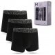  BOXERI BĂRBAȚI CHILOȚI SPORTIV UNDER ARMOUR BUMBAC CONFORT 3" 1383891-001