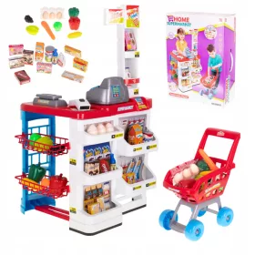  Set Icon: magazin, supermarket, casă de marcat, cărucior