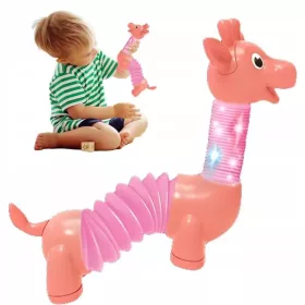    DIY Tuburi Luminoase Fluorescente Culoare Stretched Creative Dinozaur Tube Corru