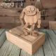  Jucăriile amuzante pot dansa oameni mici din lemn, pot muta jucăriile de decompresie