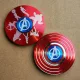  Forma rotundă Captain Spinner Spinner din aliaj de aluminiu Jucărie de decompresie Spinne