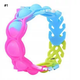    Simplu Pop It Dimple Brățară Mână Anti-stres Jucării Fidget Sport Stres Re
