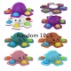  Jucării amuzante Fidget Octopus Spinning Top Vent Gyro Three Expression Fidget Sp