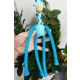  Nou Desene Animat Girafa Led Magic Senzorial Stretch Plastic Suction Pop Tu