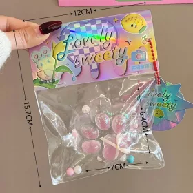    Desene animat Pearl Cat Claw Strângere Ciupir Jucărie Transparentă Cute Cat Lab Slow R