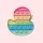  Cute Cartoon Fidget Reliver Stres Toys Simple Dimple Push Bubble Antistress
