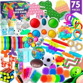    75 de jucării senzoriale într-un pachet Fidget Kids Favoruri de petrecere