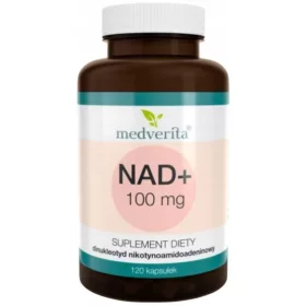   Medverita NAD+ 100 mg - 120 Capsule pentru Regenerare și Protecție Celulară