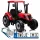  VEHICUL TRACTOR BATERIE A011 24V PENTRU COPII 2X200W EVA LED PIELE ECO