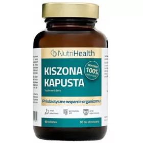   Supliment NutriTab Elite cu Varză Fermentată și Zinc, 60 Tablete - Îmbunătățește Digestia