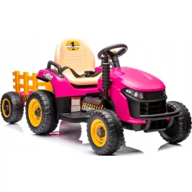  TRACTOR PENTRU BEBE BATERIE 12V 2x45W REMORCĂ TELECOMANDĂ