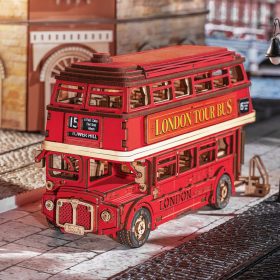    Model de składania Robotime Rolife Londyński Autobus TGM02