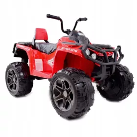    MEGA LARGE QUAD 4X4, AMORTIZATE, ROȚI MOALE, TELECOMANDA, PORNIRE GRATUITĂ,/LB886