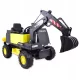  MEGA EXCAVATOR ALIMENTAT DE BATERIE VOLVO, ELECTRICITATE COMPLETA, TELECOMANDA + 2 PISCINE BILE