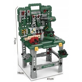    INSTRUMENTE ÎN CUTIE VALIZĂ DE SCULE + ACCESORII ATELIER LITTLE MASTER