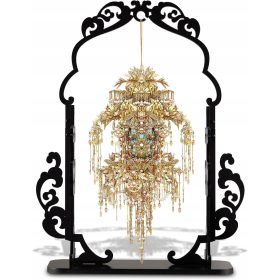    Seturi de modele 3D din metal Puzzle-uri asiatice Kituri de construcție din metal pentru palat