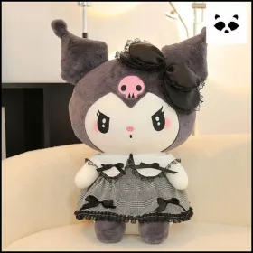    Plush ~ Mascota Kuromi ~ Hello Kitty ~ Perfect pentru un cadou ~ Mare 35 cm