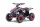  Quad HIPERFECT alimentat cu baterie roșu 35 km/h + motor fără perii de 1000 W