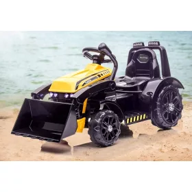    TRACTOR CU EXCAVATOR SI TELECOMANDA PENTRU UN BEBE, PUTERE 45W