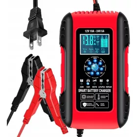  Încărcător baterie plumb-acid pentru mașini 12/24 V