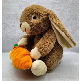  Frumos iepuraș RABBIT cu un morcov mare 28cm B