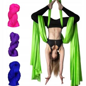  Material aerian, Esarfa acrobatica, Sash, Yoga, multicolor