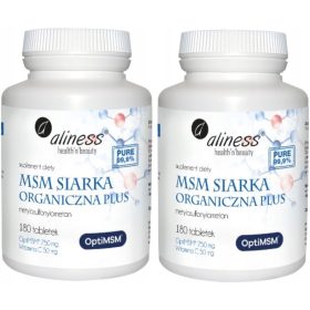   Supliment MSM Organic Sulphur Plus cu 180 Tablete - OptiMSM®