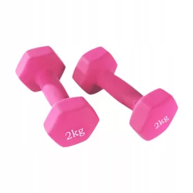    2x gantere de exercițiu Echipament de antrenament anti-alunecare Multifuncțional Home Pink