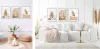 Set de 3 postere boho KMBpress #12 iarbă 50 × 70 cm