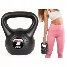    Ganteră KETTLEBELL COMPOZIT 8 KG GREUTATE IBERICA ENERO FIT