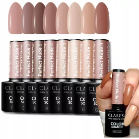    CLARESA PERFECT NUDE 1-8 SET DE OJURI HIBRID TOATA COLECȚIA BEJ MARO