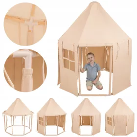  Cort Castel KiddyMoon pentru copii, 3 ani +