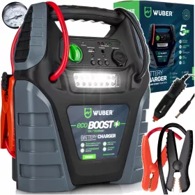    JUMP STARTER REDRESOR PORNIRE POWERBANK COMPRESOR LUMINA LED 5IN1 17Ah
