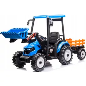    MEGA TRACTOR CU REMORCA SI INCARCATOR 24V PUTERE 400W TELECOMANDA