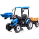  MEGA TRACTOR CU REMORCA SI INCARCATOR 24V PUTERE 400W TELECOMANDA