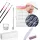  KIT GEL ACRIL 3x MATRISE PERIE LAMA ROTUNDA PILE DE STICLA DE LUSTRUIRE