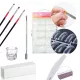  KIT GEL ACRIL 3x MATRISE PERIE LAMA ROTUNDA PILE DE STICLA DE LUSTRUIRE