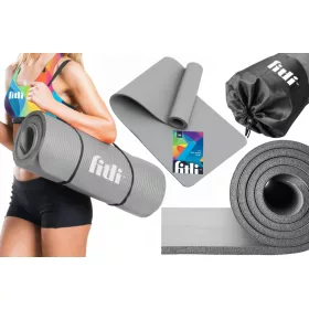 Covoraș de exerciții Fitli 183 cm x 61 cm gri