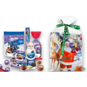    Pachet Milka de dulciuri Moș Crăciun sub brad Oreo Lovers Sweets Gift