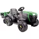  TRACTOR CU BATERIE 12V 2x45W REMORCĂ TELECOMANDĂ VERDE