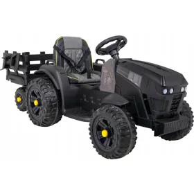  TRACTOR ELECTRIC CU REMORCA 12V 2x45W TELECOMANDA NEGRA