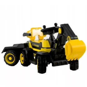    Excavator cu baterii pentru copii LED MP3 remorca mutare cupa