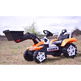    TRACTOR CU EXCAVATOR ALIMENTAT DE BATERIE TELECOMANDA LED 2x45W
